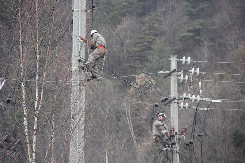 陜西地電留壩供電分公司：實(shí)施農(nóng)石線、索道線分網(wǎng)改造