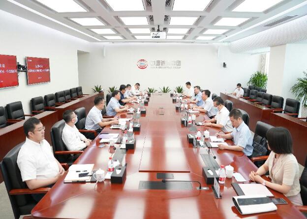 中國能建總經(jīng)理、黨委副書記孫洪水拜訪中國誠通董事長朱碧新