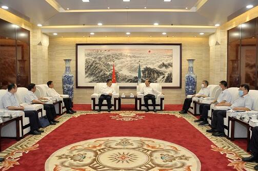 辛保安會見中國西電集團董事長白忠泉、總經理裴振江