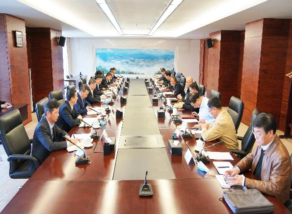 中國能建黨委書記、董事長宋海良拜會(huì)三峽集團(tuán)董事長雷鳴山