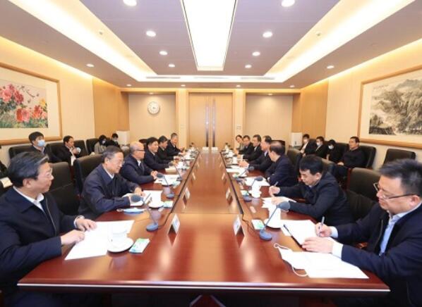 國家電網公司毛偉明、辛保安與生態(tài)環(huán)境部黨組書記孫金龍、部長黃潤秋舉行會談