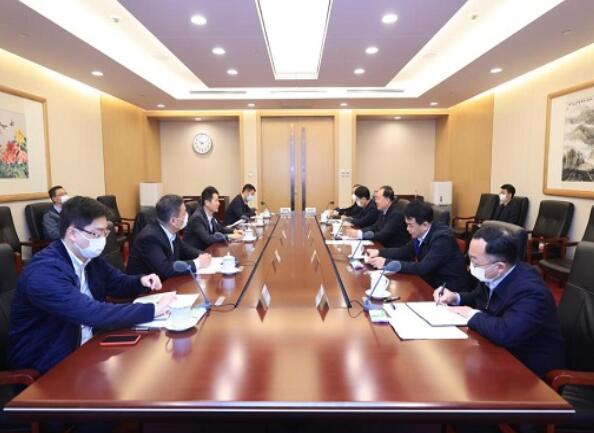 毛偉明會見上海市委常委、副市長吳清