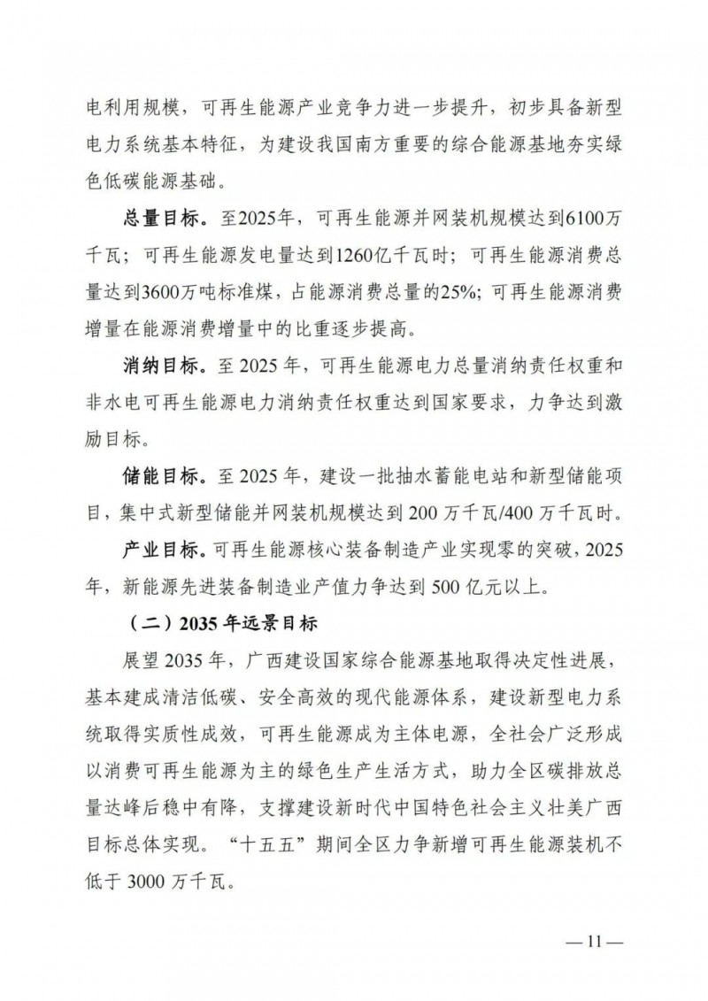 廣西“十四五”規(guī)劃：大力發(fā)展光伏發(fā)電，到2025年新增光伏裝機15GW！