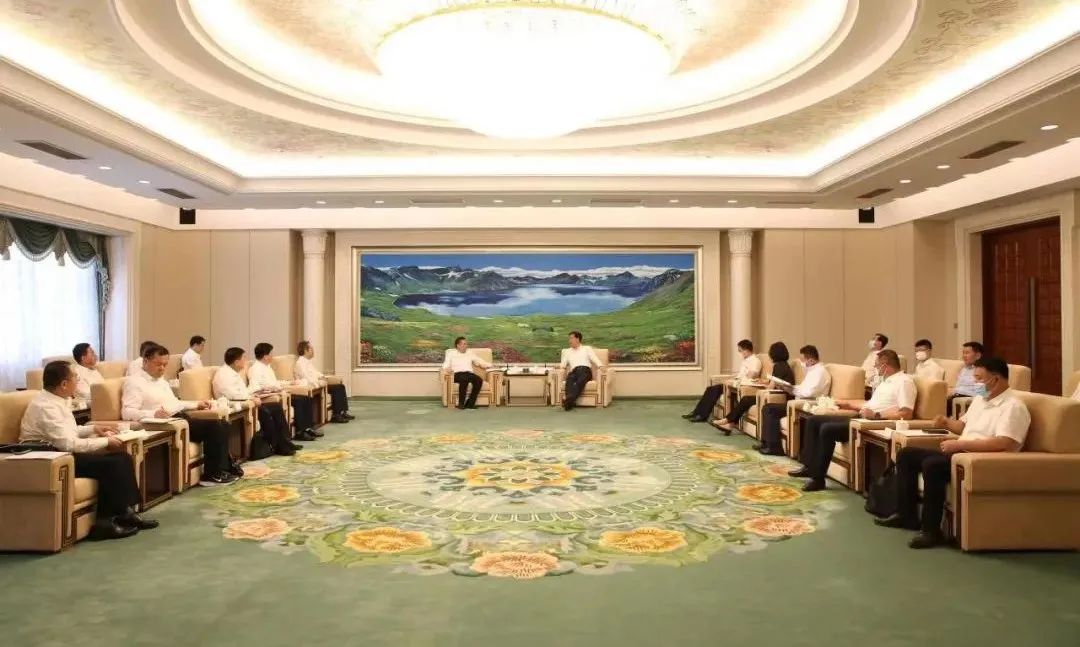中國能建黨委書記、董事長宋海良拜會(huì)吉林省委常委、長春市委書記張志軍