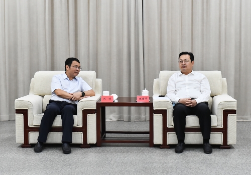 劉源拜會河北省委常委、副省長，雄安新區(qū)黨工委書記、管委會主任張國華