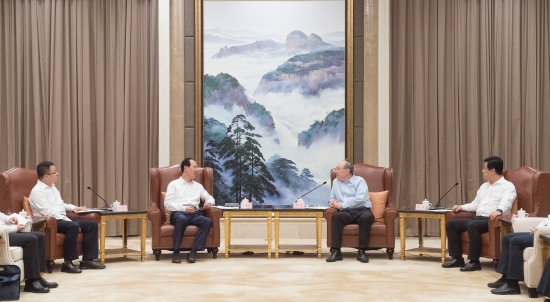 中國電建集團公司黨委書記、董事長丁焰章拜會福建省委書記尹力、省長趙龍