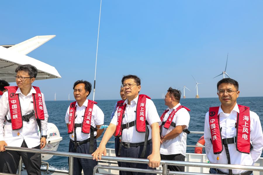 韓君赴廣東陽江、福建福州調(diào)研三峽集團(tuán)海上風(fēng)電項(xiàng)目
