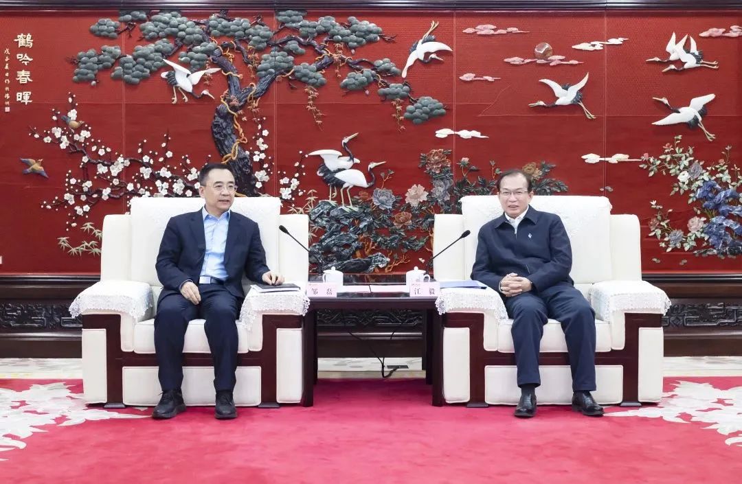 鄒磊、劉明勝拜訪中國(guó)華電董事長(zhǎng)江毅、總經(jīng)理葉向東
