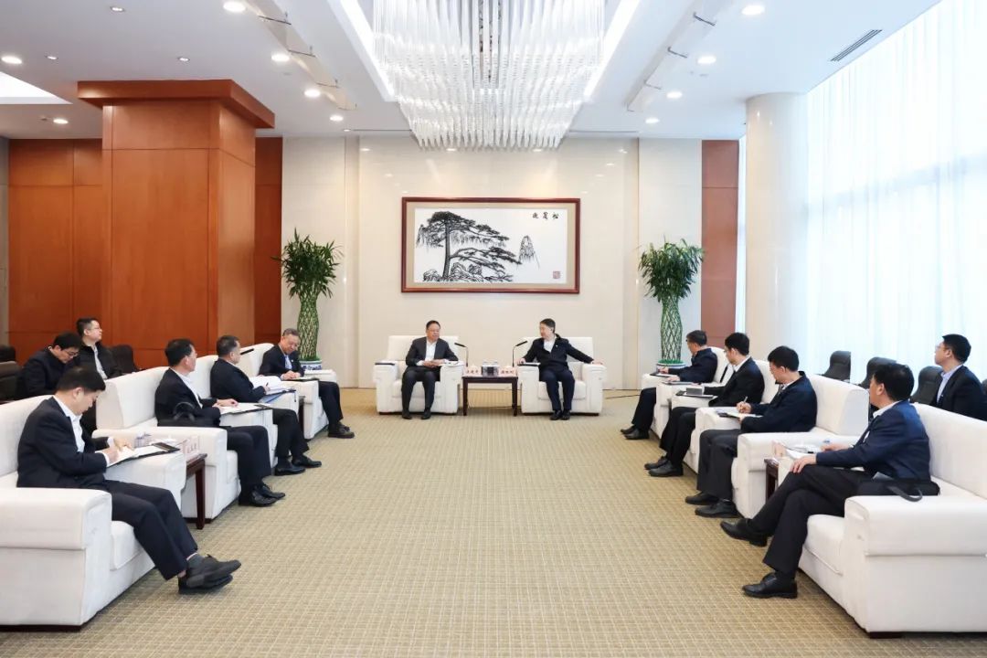 華能集團(tuán)黨組書記、董事長溫樞剛會(huì)見中國鐵建黨委書記、董事長汪建平
