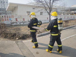 華潤電力盤錦公司發(fā)電黨支部、綜合黨支部聯(lián)合開展消防應(yīng)急演練
